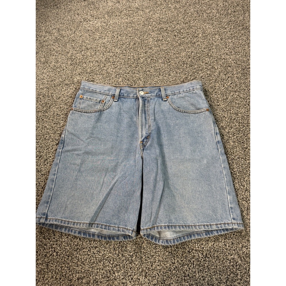 Vintage Y2K Levi's 550 Relaxed Fit Jean Shorts Men's Size 36 Blue